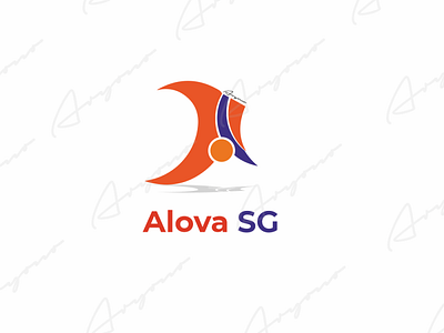Alova SG Logo branding design graphic design logo