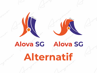 Alova SG Logo Alternative design graphic design logo