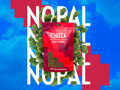 Chuza Snacks' - New Flavour: Spicy Nopal branding design graphic design