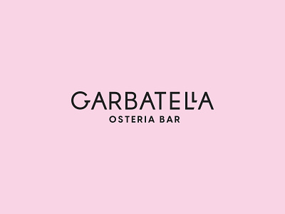 Garbatella - Osteria Bar branding design graphic design logo