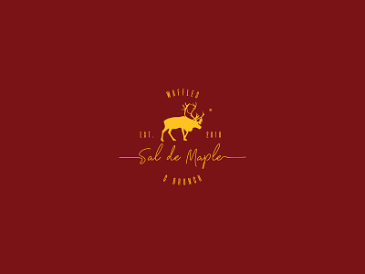 Sal de Maple - Waffles & Brunch branding design graphic design logo