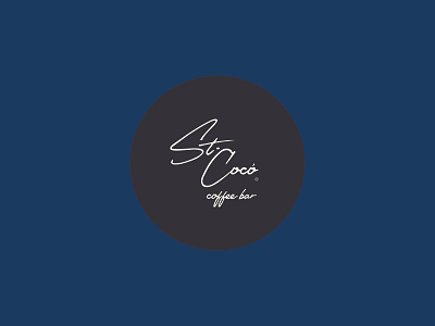 St. Cocó - Coffee Bar branding design graphic design logo