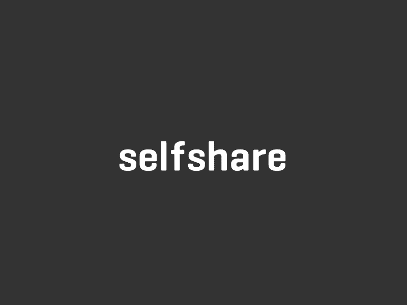 Selfi Share after affects logo selfie