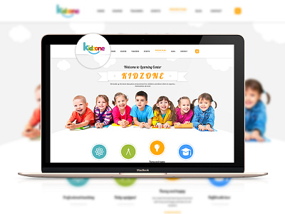 Kidzone – Children Kindergarten Wordpress Theme education kids kindergarten learning center web design