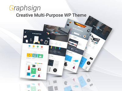 Graphsign - Creative One Page Multi-Purpose WP Theme creative theme multipurpose theme uiux web design