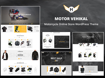 Motor Vehikal - Motorcycle Online Store WordPress Theme motor online store web design woo commerce theme wordpress theme