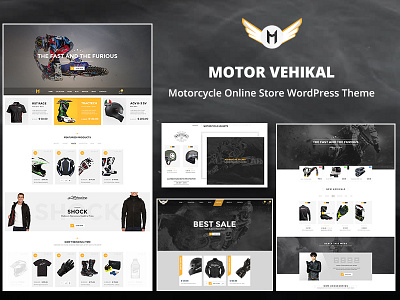 Motor Vehikal - Motorcycle Online Store WordPress Theme