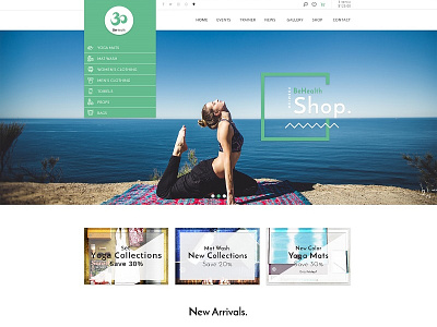 BeHealth - Shop Home