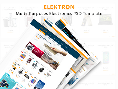 Elektron - Multi-Purposes Electronics PSD Template