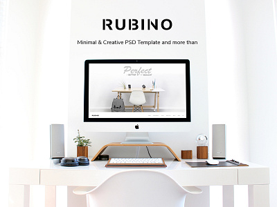 Rubino - Minimal & Creative PSD Template