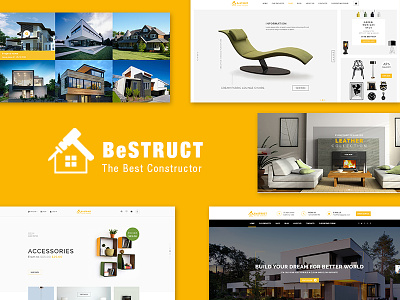 BeStruct - Construction & WooCommerce WordPress Theme construction wordpress theme new theme web design woocommerce theme