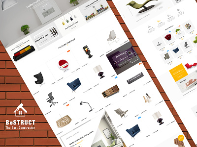 Powerful Construction Shop Homes from BeStruct construction wordpress theme new theme web design woocommerce theme