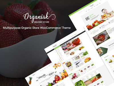 Organisk - Multipurpose Organic WooCommerce Theme organic store web design woocommerce theme wordpress themes