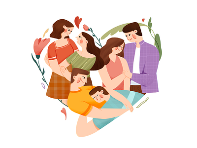 Happy Valentine’s Day illustration