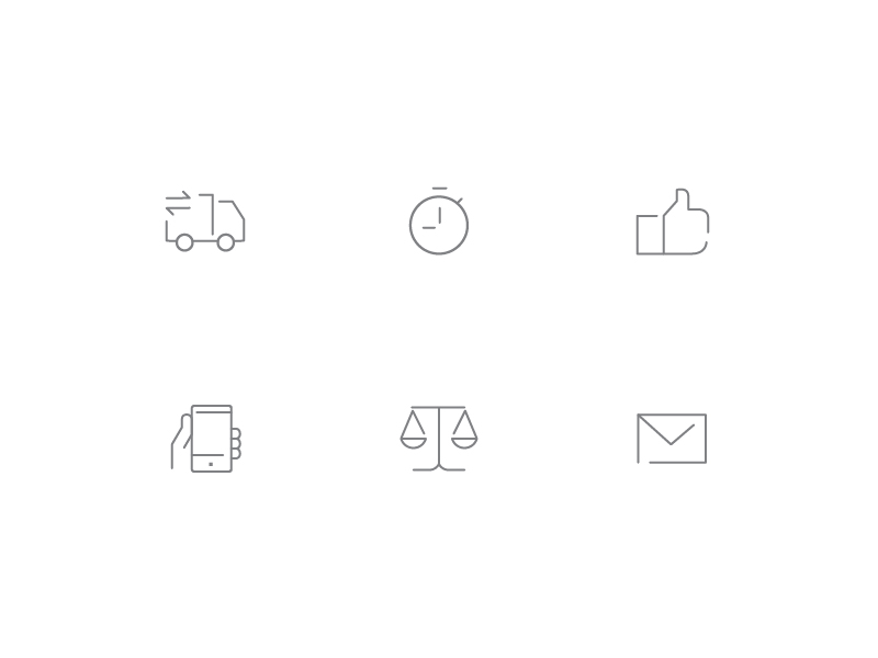 Icon Set -FarEye Website Redesign