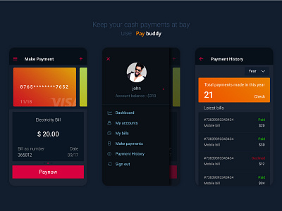 Pay buddy payment application