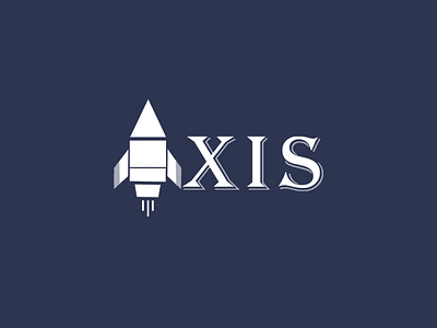 Axis Rocket Ship Logo / Daily Logo Challenge #1 adobephotoshop beginner branding dailylogochallenge design graphic design icon illustration logo logodesign logodesigner photoshop ui