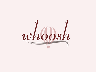 Whoosh Hot Air Balloon Logo / Daily Logo Challenge #2 adobephotoshop beginner branding dailylogochallenge design graphic design icon illustration logo logodesign logodesigner photoshop ui