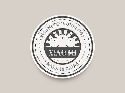 Badge For XiaoMi badges illustration