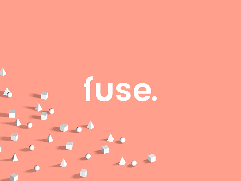 Fuse — Webgl Experience 3d animation ball branding interface intro logo typography ui webgl website