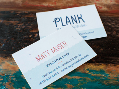 Plank Business Card