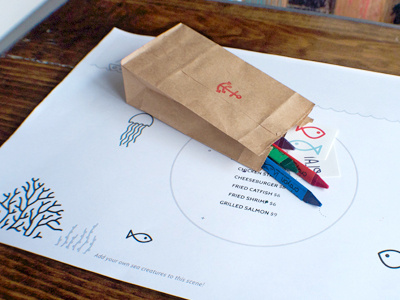 Plank Kids Menu + Pack plank menu temporary tattoos