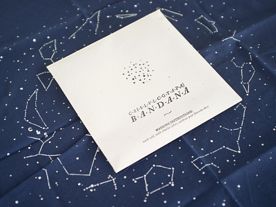 C&S Bandana bandana constellations packaging stars