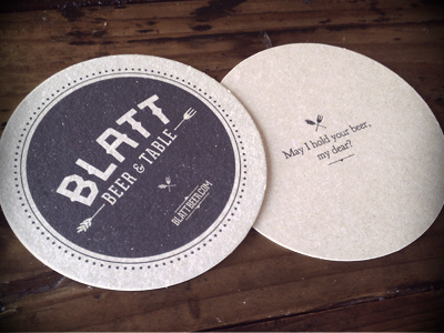 Blatt Coaster blatt coasters