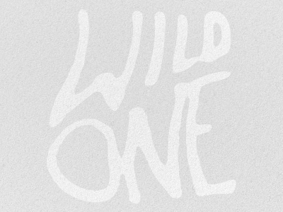 Wild One typography