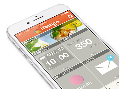 Mango Health iOS app health home screen ios medication