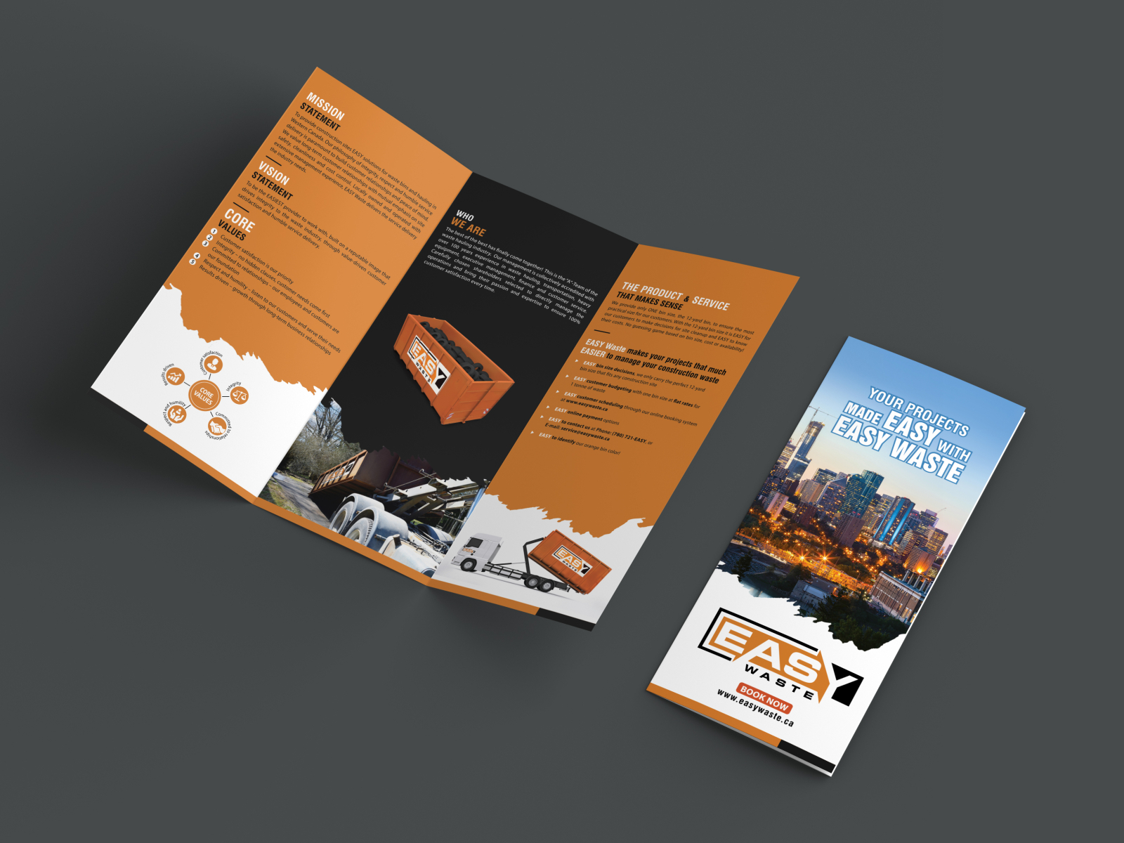 Easy waste Flyer by manasgrafix on Dribbble