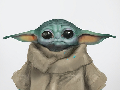 Baby Joda - The Mandalorian babyyoda illustration procreate starwars