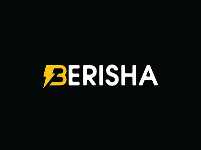 Berisha Logo animation app branding character clean design flat icon identity ios lettering minimal mobile typography ui ux vector web website