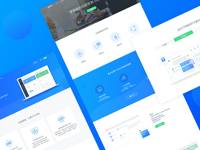 website blue design illustration logo ui