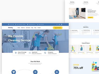 Cleaning Service Landing Page