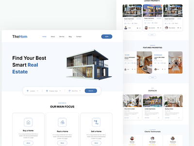 Real Estate Landing Page Design