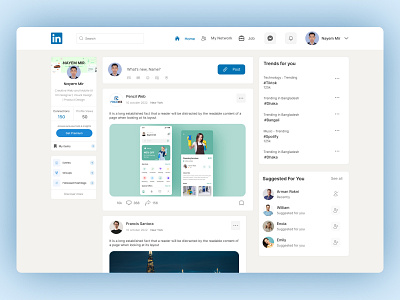 LinkedIn Redesign Challenge challenge dashboad dashboard design dashboard ui linkedin linkedin challenge linkedin redesign linkedin redesign challenge redesign challenge