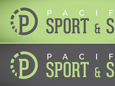 Pacific Sport & Spine Logo chiropractic logo pacific spine sport