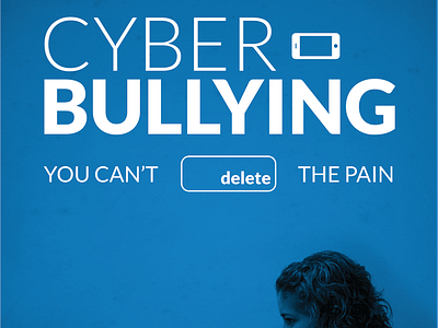 Cyberbullying Poster bully bullying campaign cyber poster