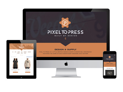 Pixel to Press Website 3.0 ecommerce website website design wenatchee