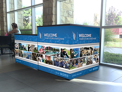 WVC Welcome Desk banner college desk valley welcome wenatchee