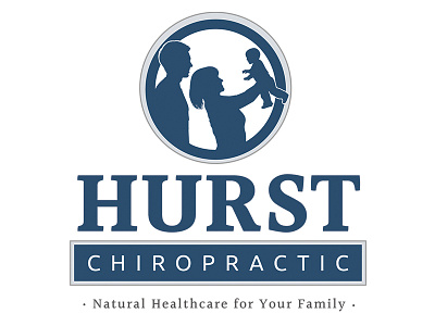 Hurst Chiropractic Logo Vrt