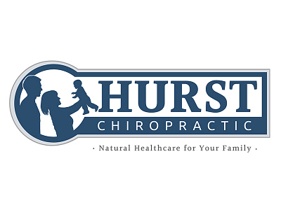 Hurst Chiropractic Logo Hrz care chiropractic chiropractor family health logo