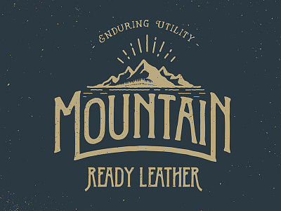 Mountain Ready Leather Logo - Alternate alternate leather logo mountain