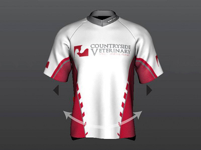 Countryside Veterinary Clinic - Mountain Bike Jersey athletic bike clinic jersey mountain shirt veterinary washington wenatchee