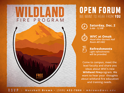 Wildland Fire Program class college fire program university wildland