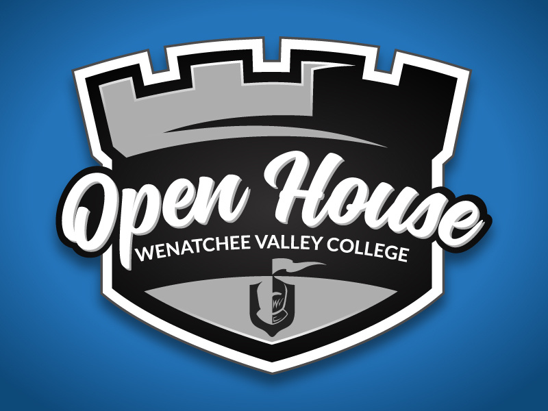Wenatchee Valley College Open House Logo house open college valley wenatchee logo