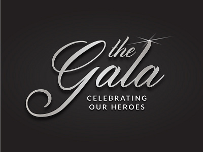 Wenatchee Valley College Foundation's The Gala - Logo logo simple text type