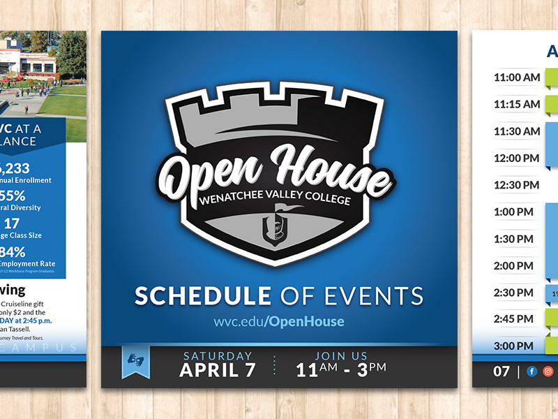 Wenatchee Valley College Open House Booklet wenatchee house open events schedule booklet