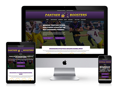 Wenatchee Panther Booster Club Website high school panther responsive website wenatchee